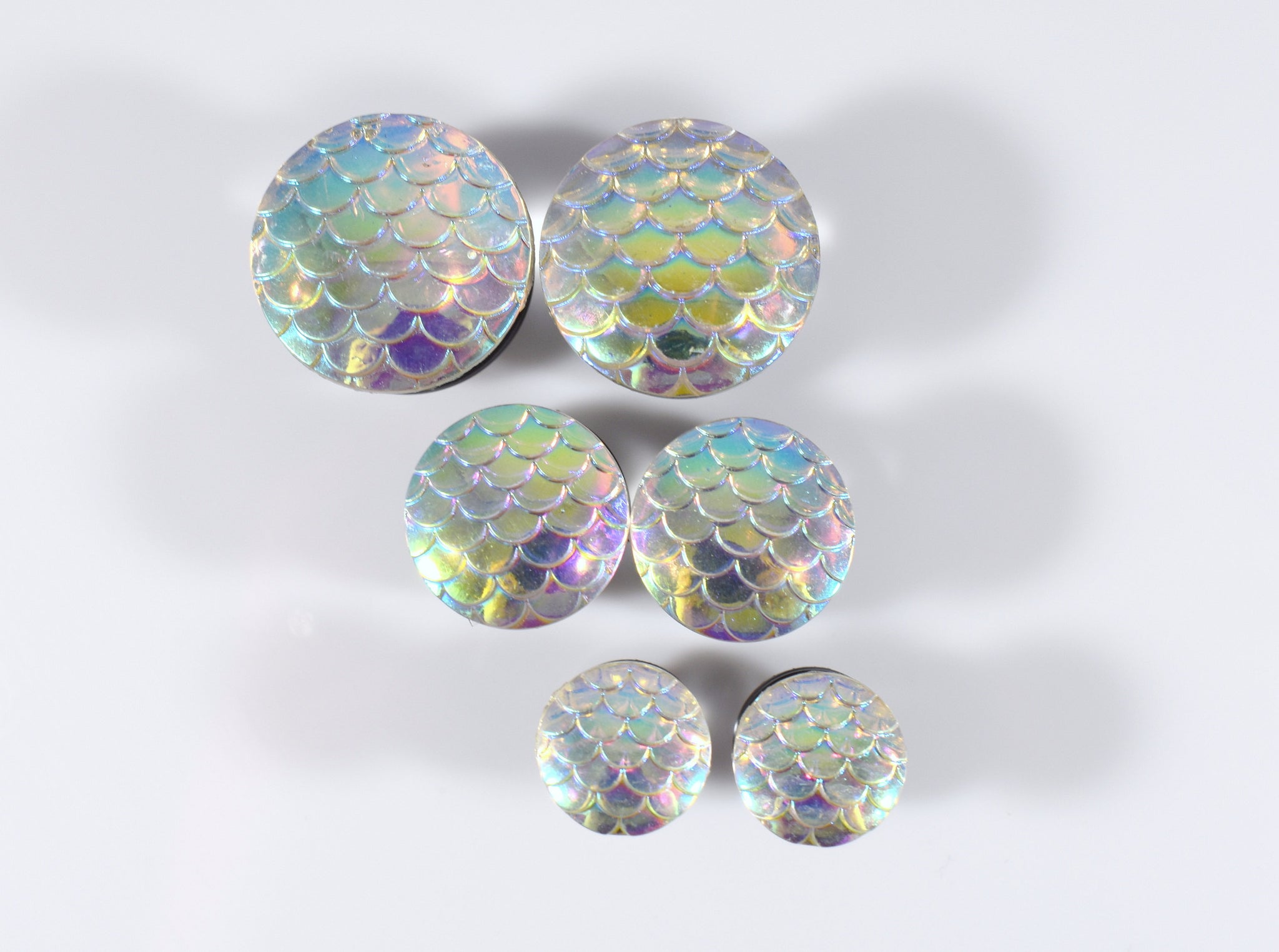 Round Resin Cabochons, Mermaid Fish Scale – FINDINGS STOP
